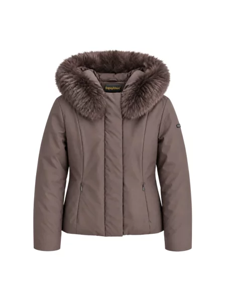 Kurtka Refrigiwear z kapturem brązowa