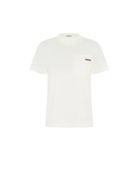 Koszulka Brunello Cucinelli casual biała