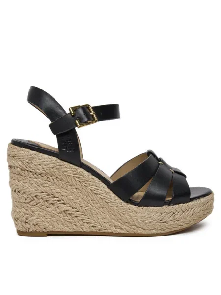 LAUREN RALPH LAUREN Espadrile Soffia negru