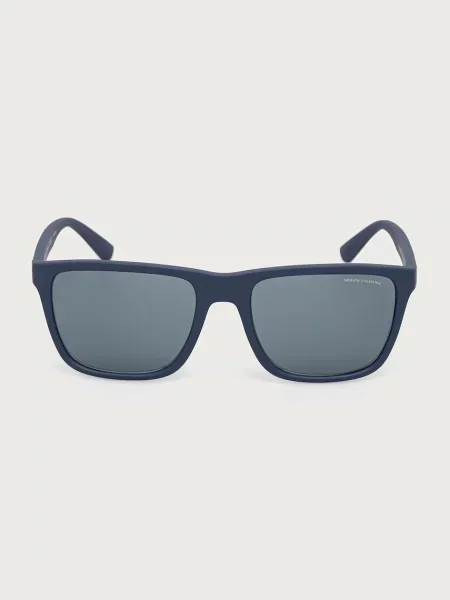 Armani Exchange okulary przeciwsłoneczne niebieskie