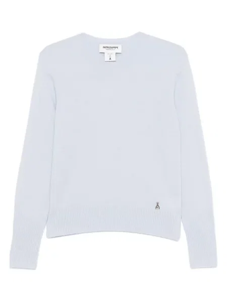 Pulover Patrizia Pepe din cașmir albastru