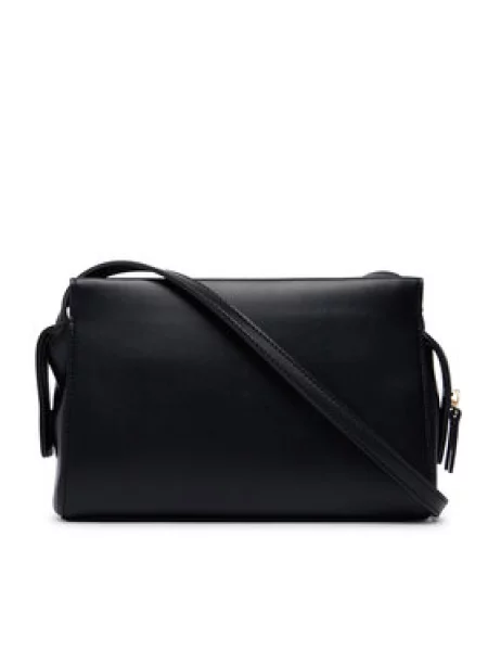 Armani Exchange crossbody torba za žene od imitacije kože crna