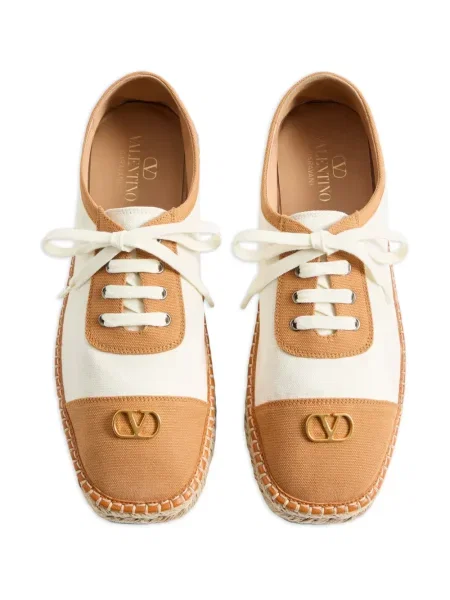 Espadrile Valentino Garavani din piele alb