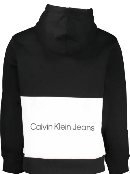 Hanorac cu glugă Calvin Klein negru