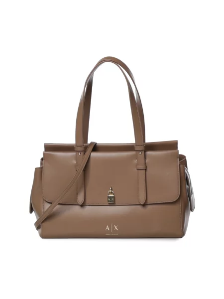 Torebka Armani Exchange brązowa