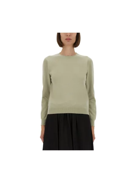 Sweter Maison Margiela wełniany zielony