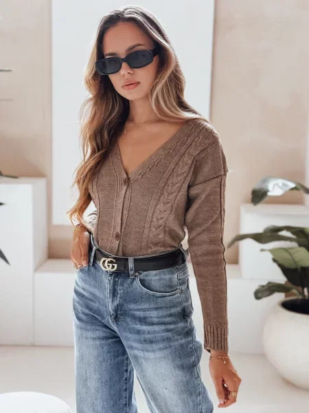 Sweter MELANIA czekoladowy Dstreet