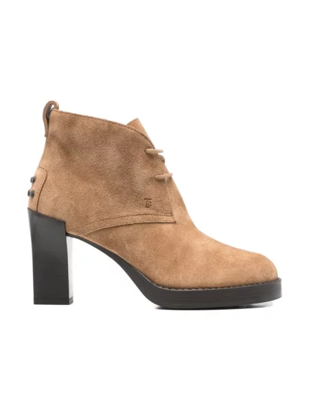 Botki Tod's zamszowe brązowe