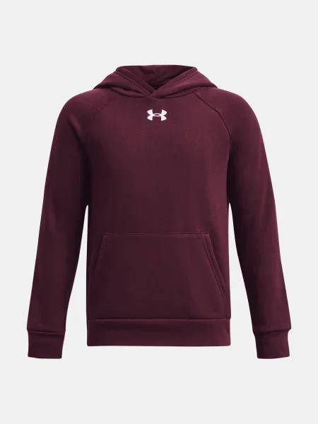 Суичър с качулка Under Armour червено