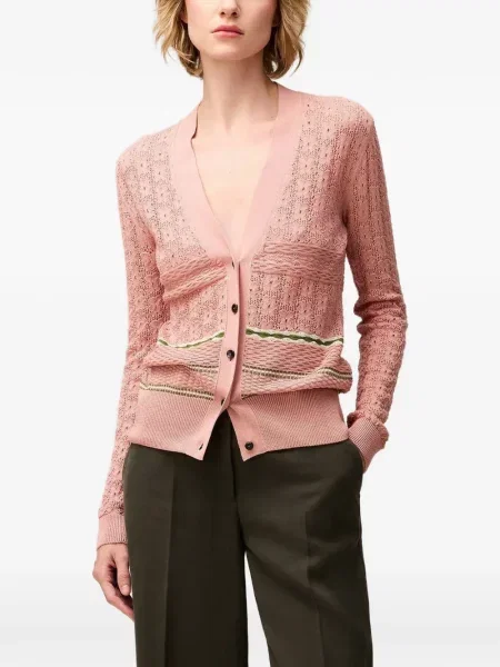 Cardigan Retori tricotate roz