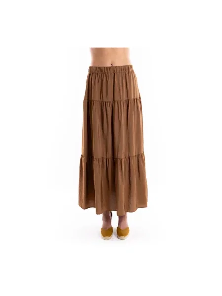 Spódnica maxi Marella brązowa