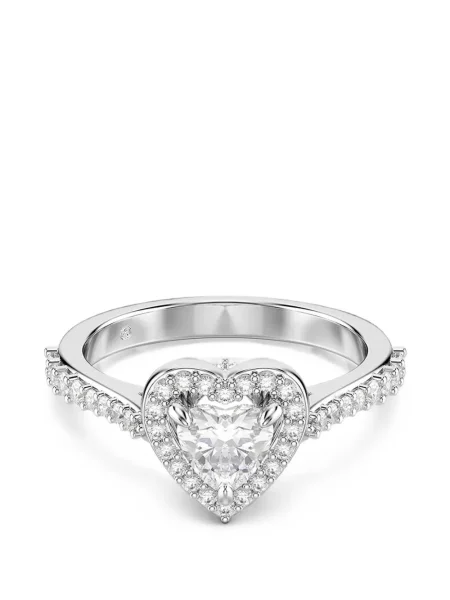 Inel Swarovski cu motiv cu inimi