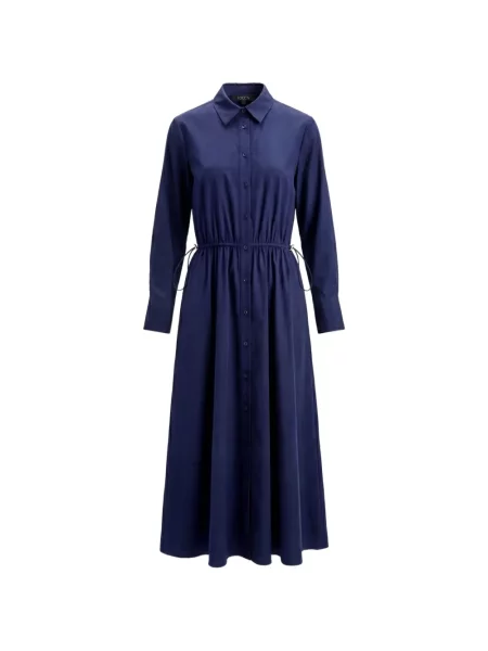 Sukienka koszulowa Toccin garniturowa niebieska