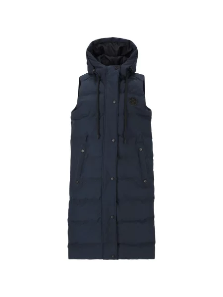 Długa kamizelka puchowa Weather Report czarna