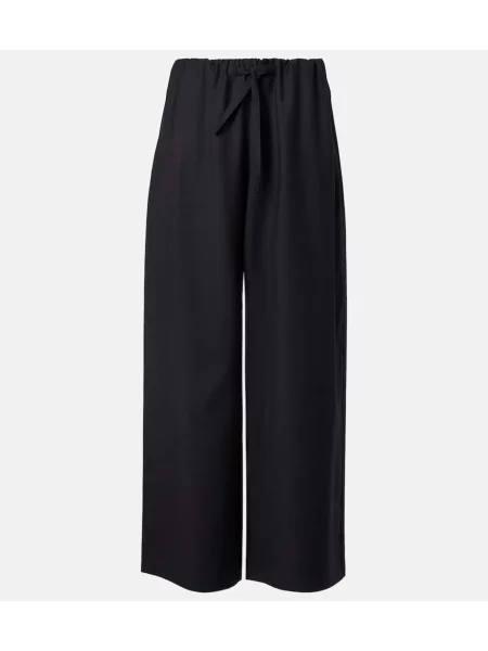 Pantaloni Toteme de lână negru