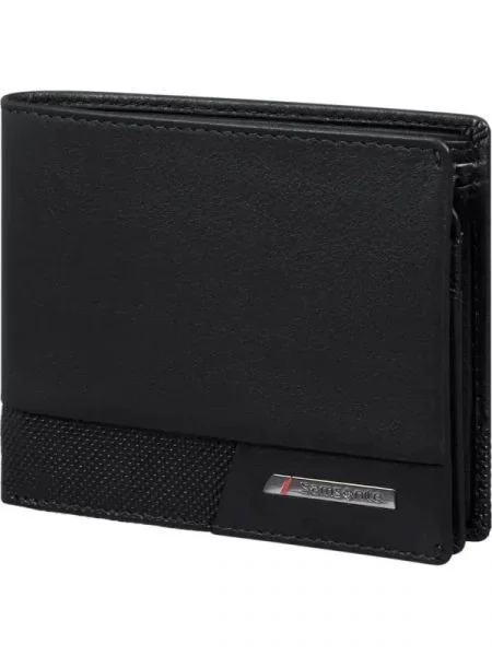 Samsonite Bőr pénztárca PRO-DLX 6 SLG B fekete