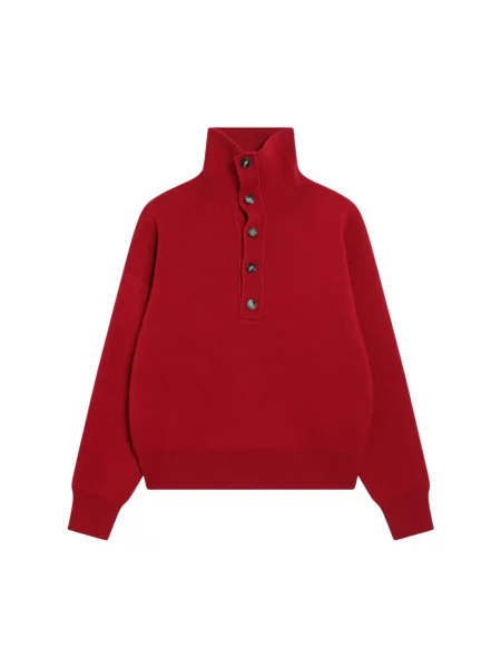 Sweter Ami Paris czerwony