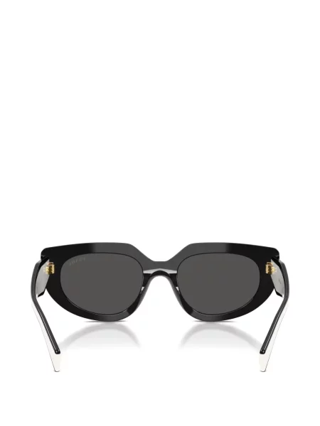 Γυαλιά ηλίου οβάλ Prada Eyewear μαύρο