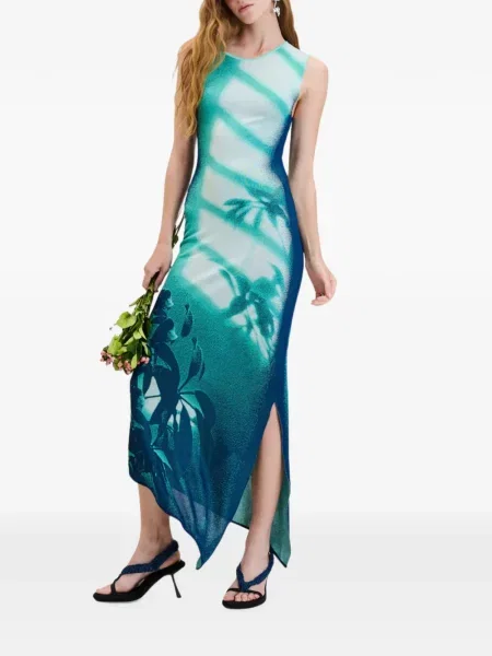 Rochie Ph5 asimetrică albastru