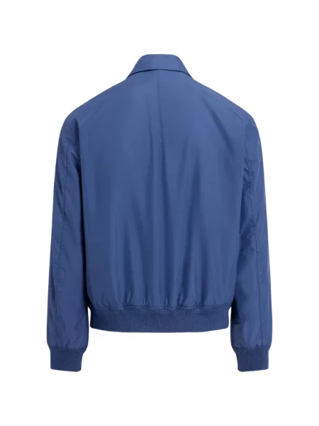 Tricou polo Polo Ralph Lauren cu glugă cu blană cu broderie roșu