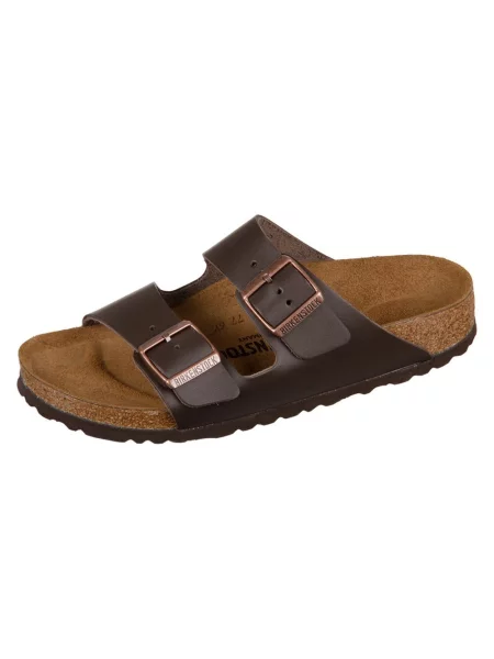 Kožené šľapky Birkenstock Arizona hnedá