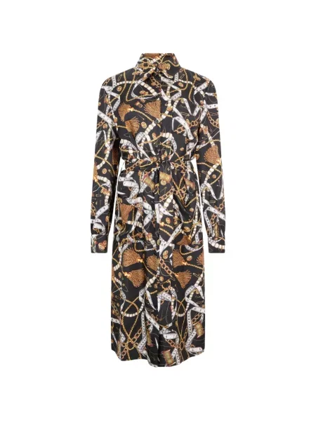 Rochie midi Moschino cu imagine negru