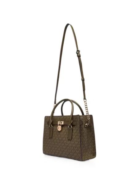 Geantă shopper Michael Kors cu imagine verde