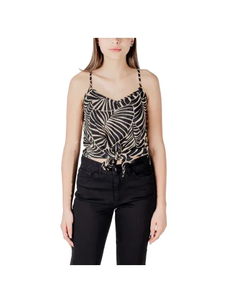 Tricou Only cu model floral negru