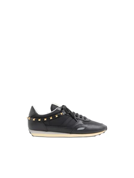 Sneakersy Valentino skórzane czarne