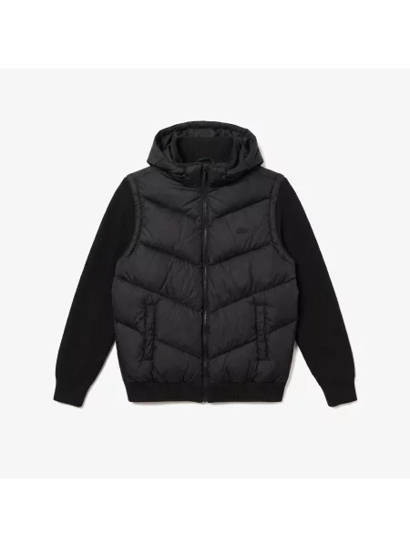 Lacoste Kurtka Z Długim Rękawem czarny