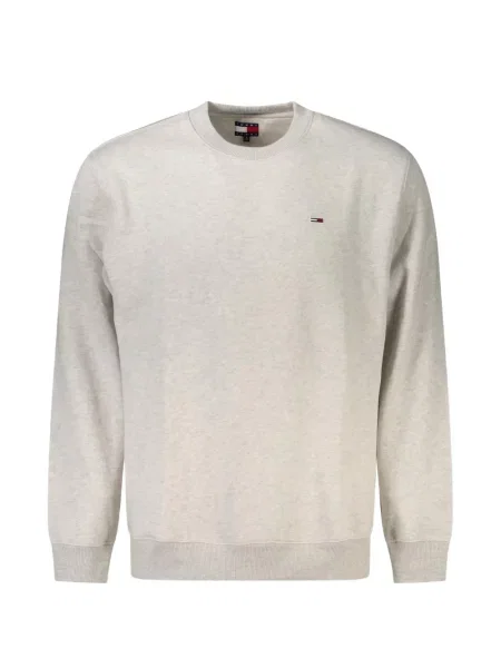 Φούτερ Tommy Hilfiger με κέντημα με στρογγυλή λαιμόκοψη γκρι