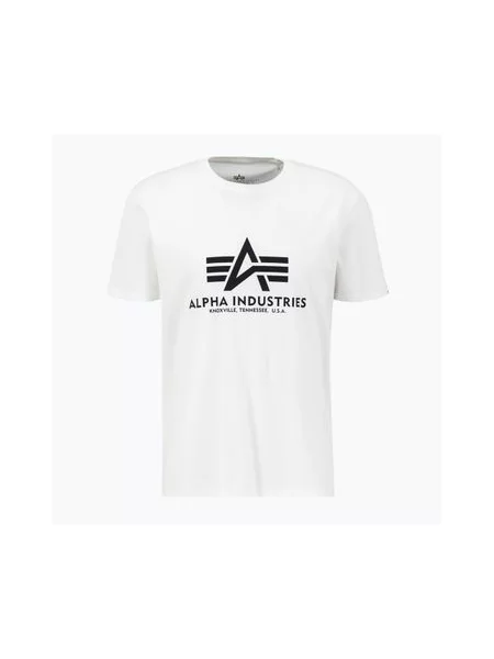 Футболка Alpha Industries з принтом білий