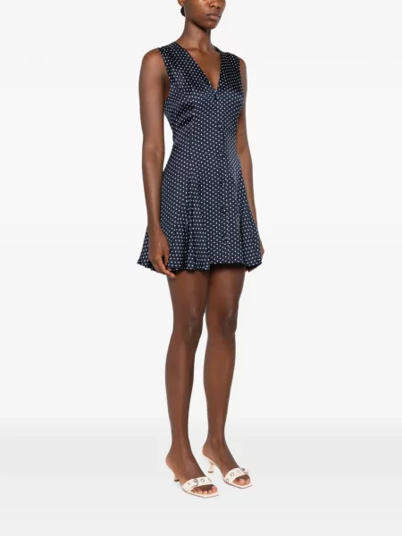 Rochie mini Dôen cu buline albastru