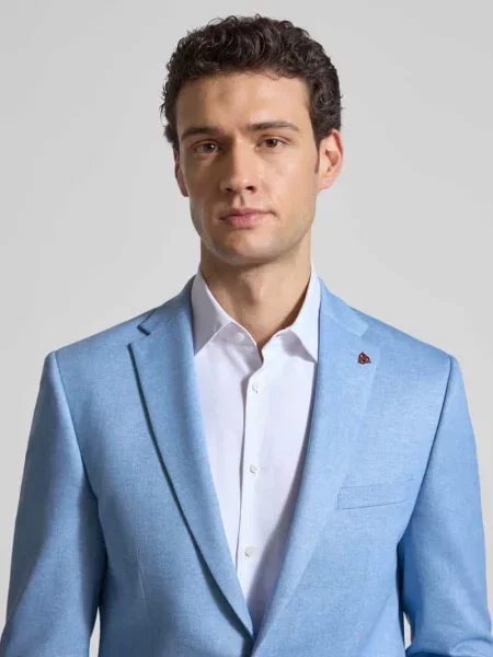 Garnitur o kroju slim fit z kołnierzem z połami i kantami Roy Robson
