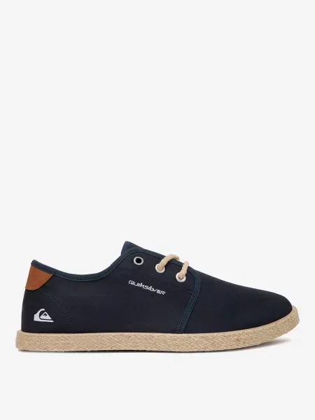 Espadryle granatowe