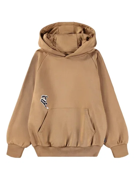 Bluza z kapturem dziecięca Molo brązowa