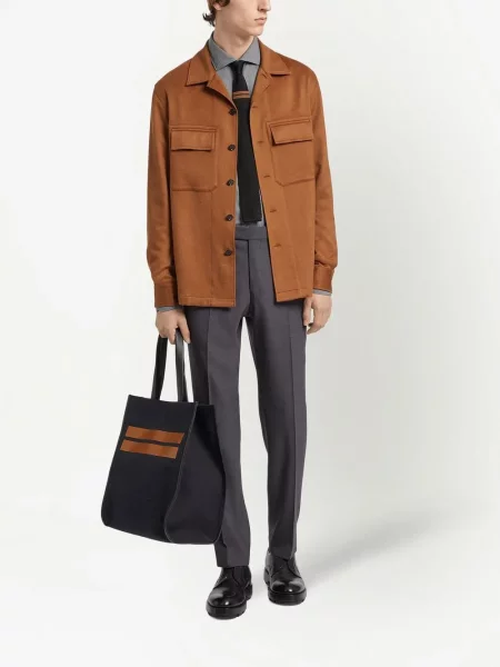 Ilgas marškiniai Zegna pilka