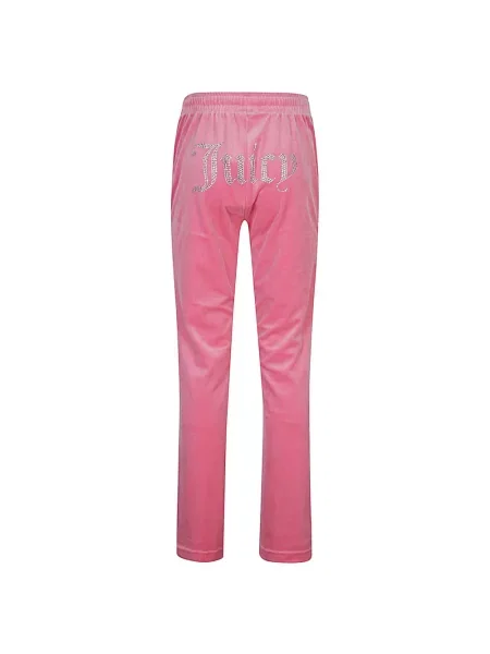 Spodnie dresowe Juicy Couture z logo różowe