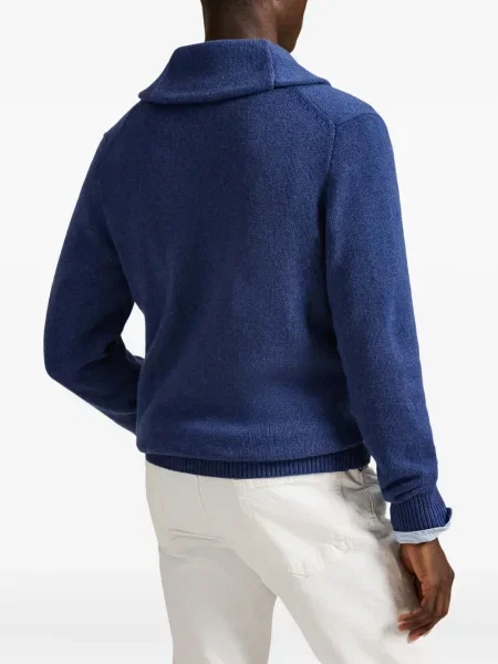 Șapcă Polo Ralph Lauren cu broderie din țesătură twill în carouri albastru