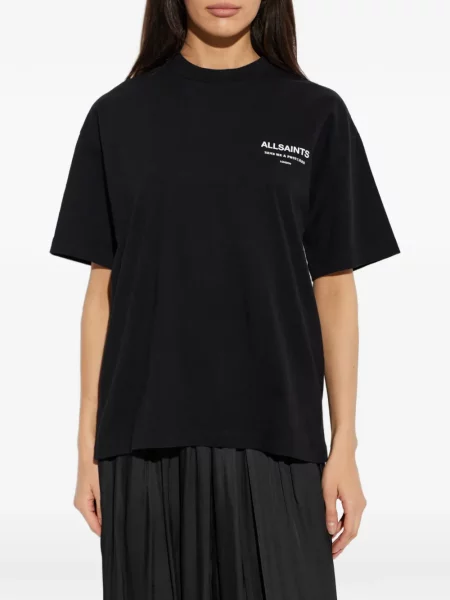 Tricou Allsaints cu imagine negru