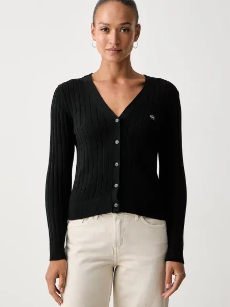 Calvin Klein Jeans cardigan pentru femei din negru