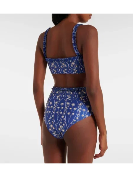 Bikini Agua By Agua Bendita cu imagine albastru