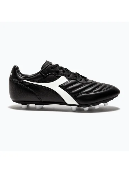 Cizme de fotbal Diadora Brasil LT MDPU pentru bărbați alb/negru alb