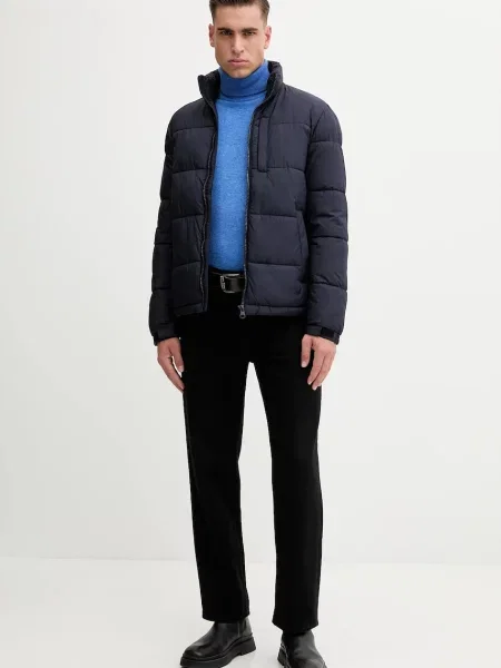 Вовняний светр United Colors of Benetton легкий гольф коричневий