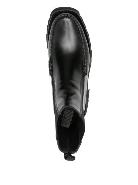 Botine chelsea Hereu din piele negru