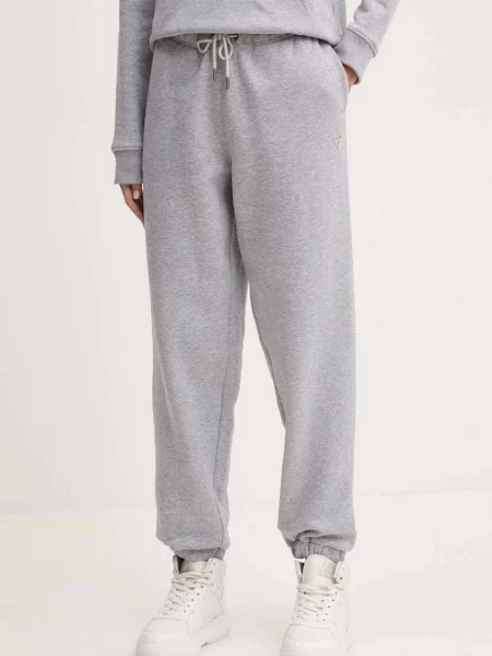 Guess Jeans pantaloni de trening pentru femei cu gri