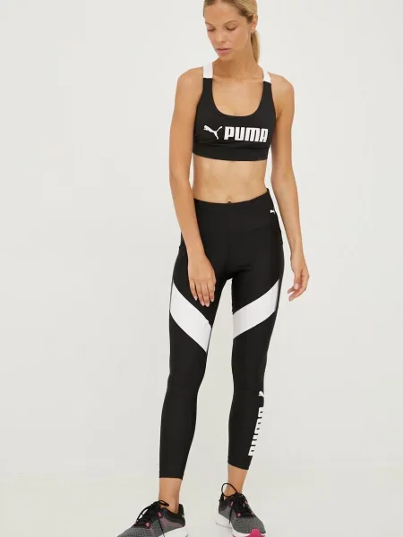 PUMA Mid Impact fitness podprsenka Puma Fit puma black čierna