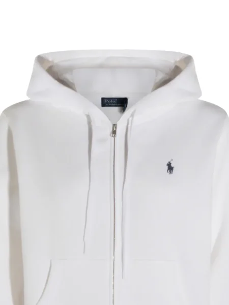 Пуловер Polo Ralph Lauren бродиран с кръгло деколте с връзки черно