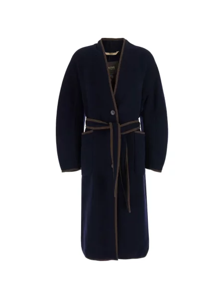 Palton Bazar Deluxe cu broderie albastru