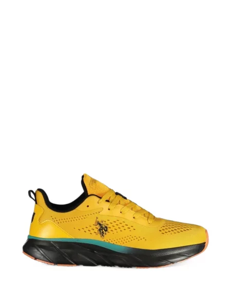 Sneakerși U.s. Polo Assn. cu imagine plasă portocaliu